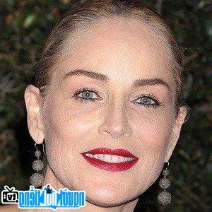 A Portrait Picture Of Actress Sharon Stone
