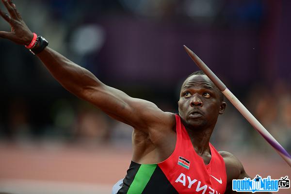 Julius Yego holds the African javelin throw record