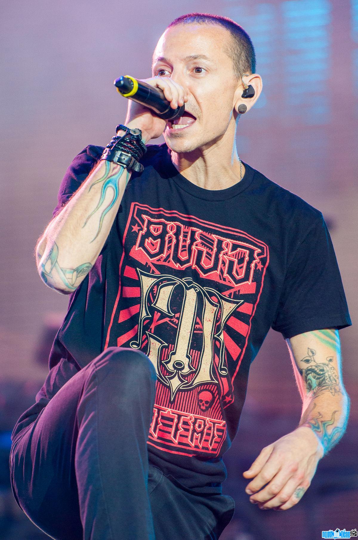 Picture of Rock Singer Chester Bennington