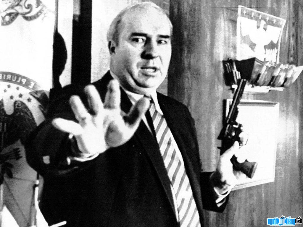 Politician R Budd Dwyer committed suicide while accused of accepting bribes