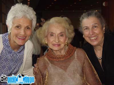 Journalist Ruth Gruber with her friends on her birthday My 101 years old