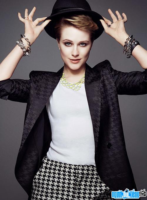 Actor Evan Rachel Wood's youthful and dynamic image
