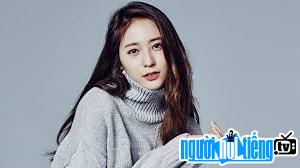 Pretty female singer Krystal Jung