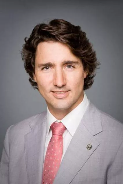 Một hình ảnh chân dung của Lãnh đạo thế giới Justin Trudeau