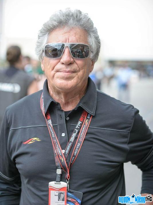 A new photo of Mario Andretti- the famous Croatian car racer