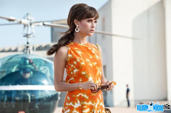  beautiful Alicia Vikander in the movie "The Man from UNCLE"