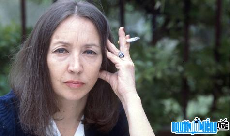 A picture of Oriana Fallaci in real life