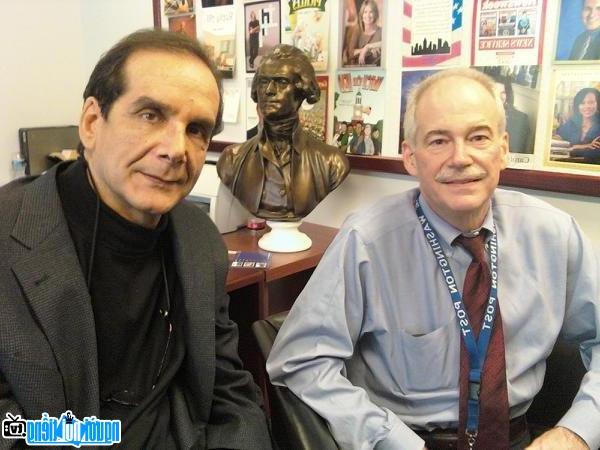 Charles Krauthammer meets editorial director Alan Shearer
