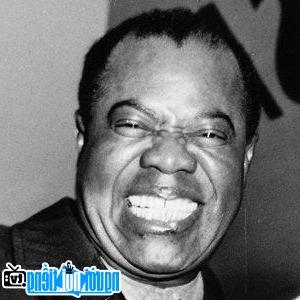 A New Photo of Louis Armstrong- Famous Trumpet Player New Orleans- Louisiana