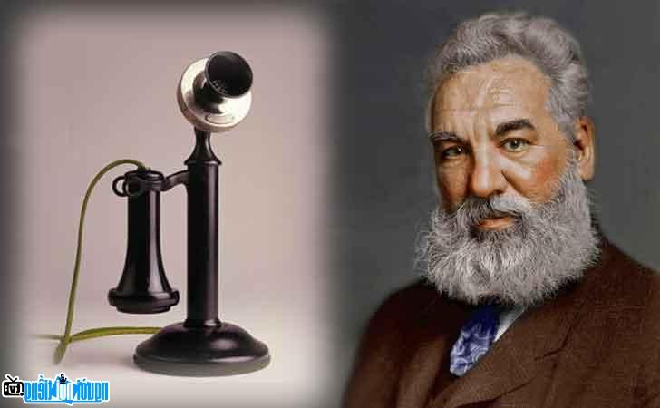Ảnh chân dung Alexander Graham Bell và phát minh điện thoại