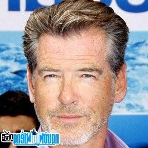 A Portrait Picture of Actor Pierce Brosnan