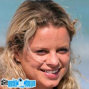 A new photo of Kim Clijsters- famous Belgian tennis player