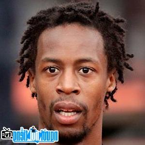 A new photo of Gael Monfils- famous tennis player in Paris-France