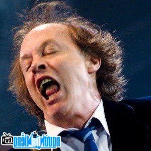 A new photo of Angus Young- Famous Scottish Guitarist