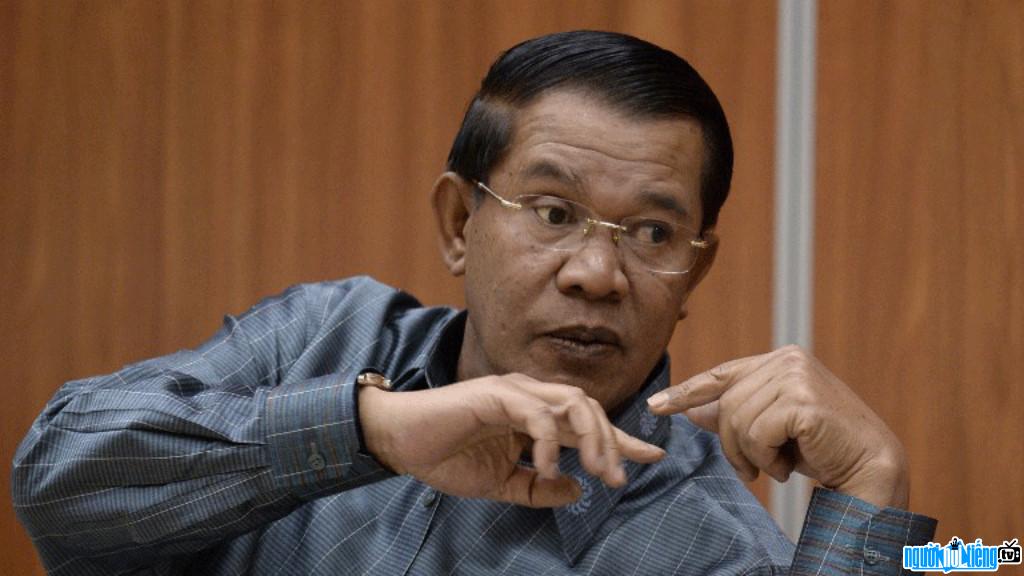 A new photo of Cambodian Prime Minister Hun Sen