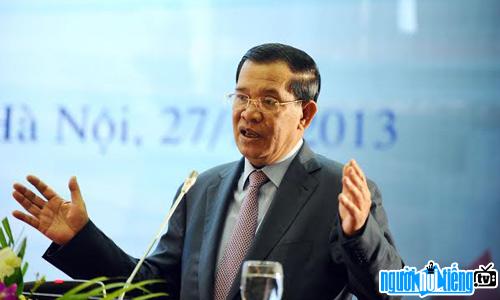 Latest picture of Cambodian Prime Minister Hun Sen
