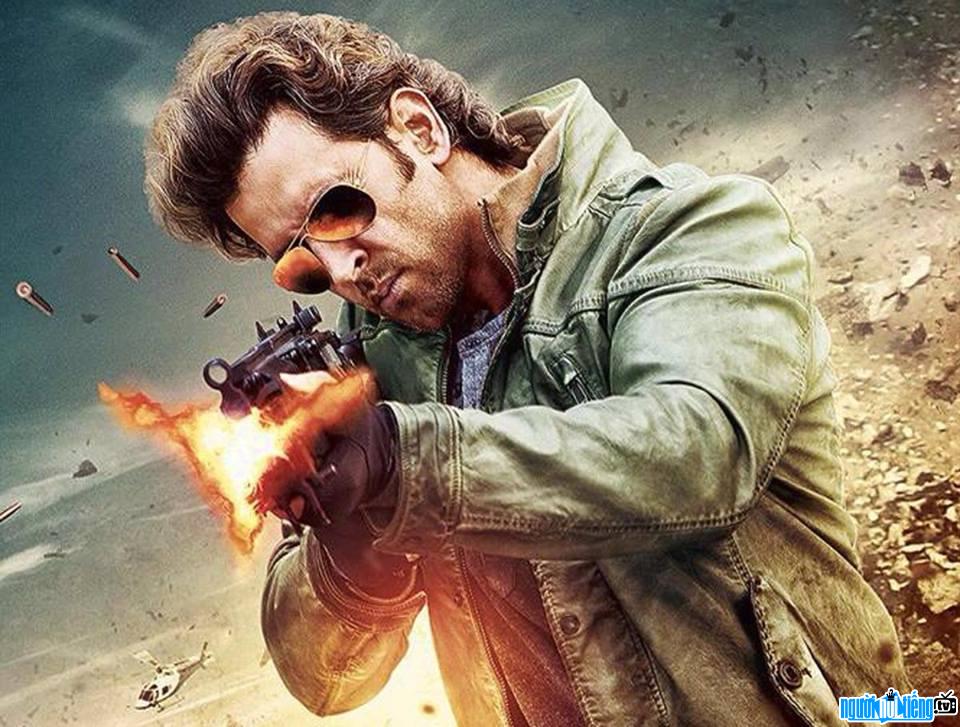 Actor Hrithik Roshan picture in his latest blockbuster