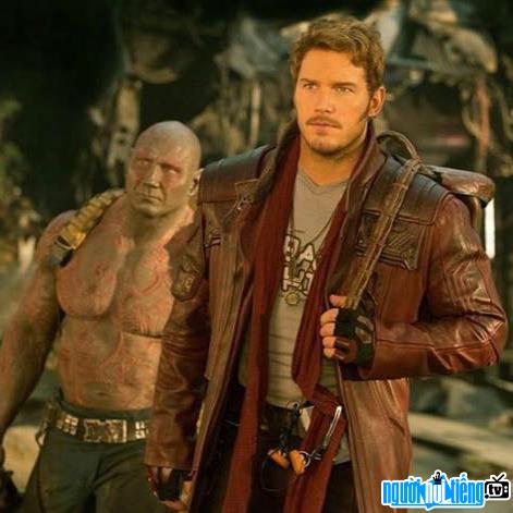  Image of actor Chris Pratt in the movie "Guardians of the Galaxy"