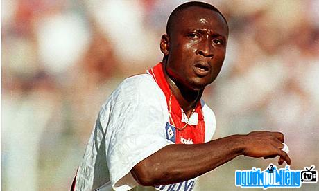 Picture of Tony Yeboah on the pitch