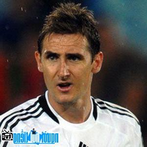 A Portrait Picture of Miroslav Klose Soccer Player