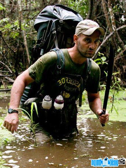 Photo of Explorer Ed Stafford on a Trip Along the Amazon River
