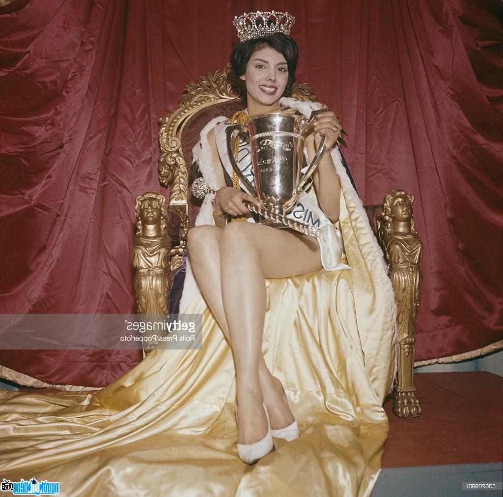 A photo of the newly crowned Norma Gladys Cappagli-The famous Miss Algiers- Algeria
