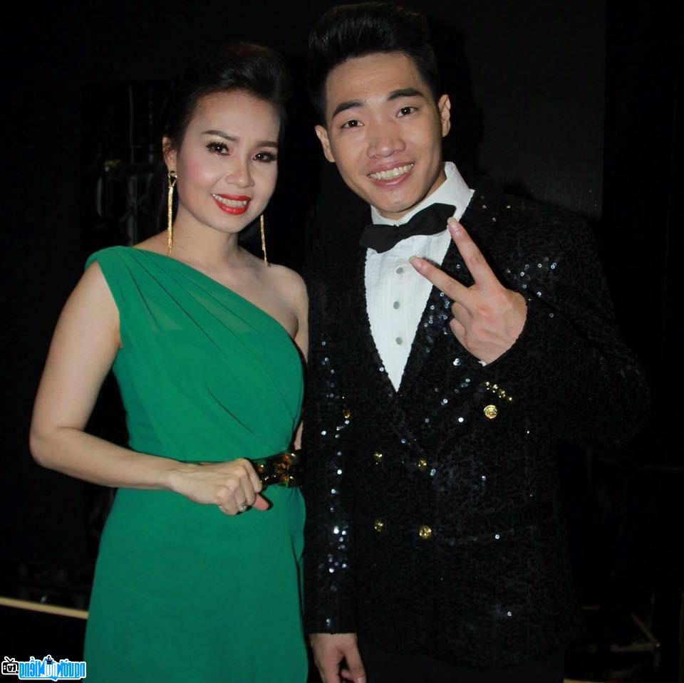  image of Dinh Nguyen with Singer Cam Ly