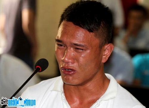 Picture of Quang Hung football player in the trial