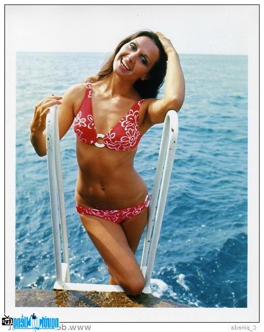 The image of Miss Denise Perrier wearing a sexy swimsuit