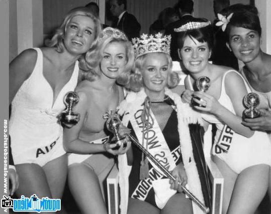 A photo of Lesley Langley- The famous Miss Weymouth- England and runner-ups