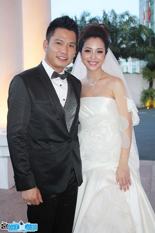Jennifer Pham with her husband businessman Duc Hai