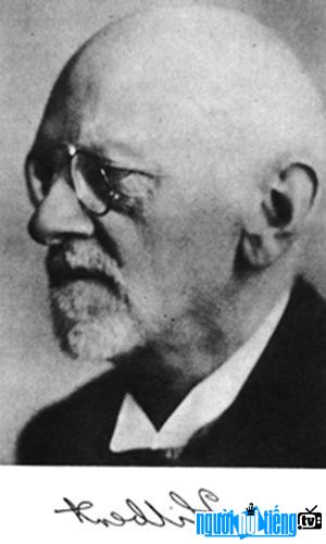 Famous German mathematician David Hilbert