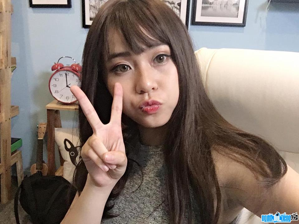 Một hình ảnh selfie của game thủ Meichan