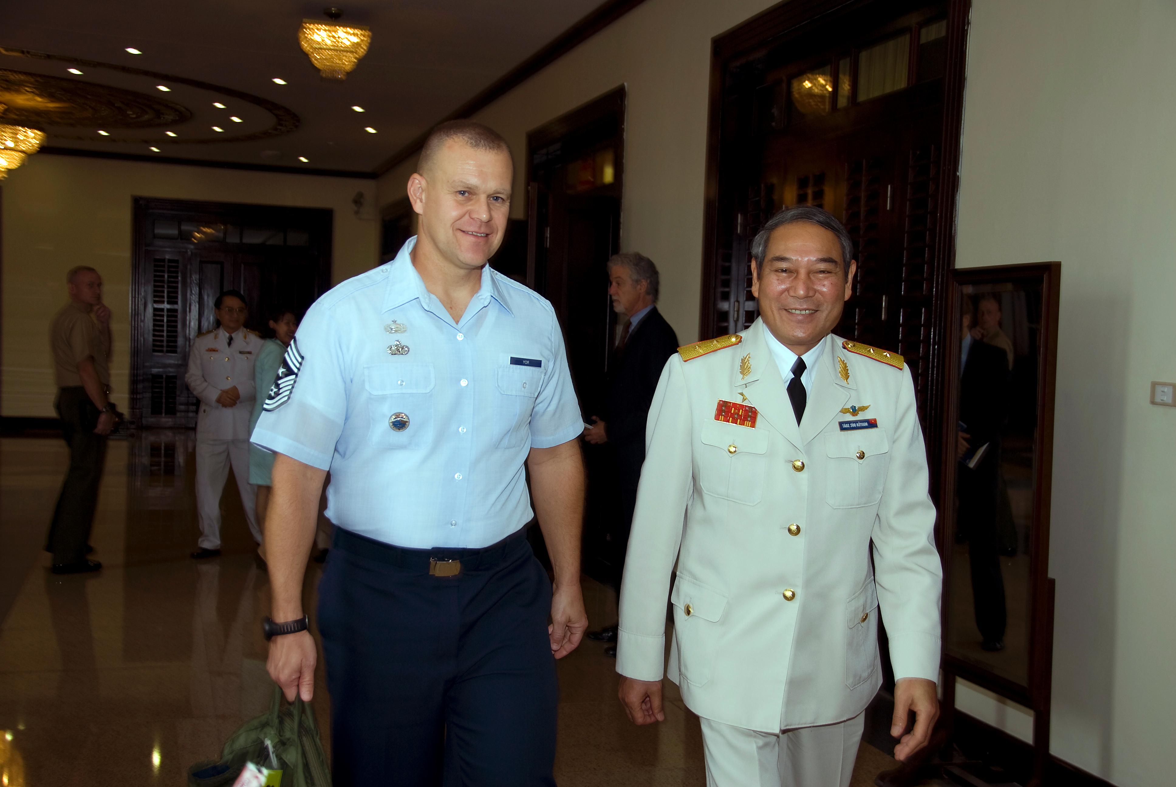 Cuộc gặp gỡ của Trung tướng Nguyễn Đức Soát với các cựu chiến binh Mỹ