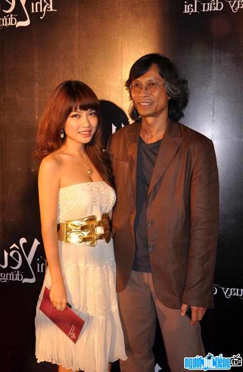  Director Nguyen Vo Nghiem Minh and beautiful Tang Bao Quyen
