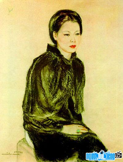  A painting of a young woman by painter Luong Xuan Nhi