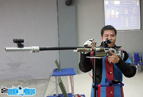 Shooter Ha Minh Thanh missed the Olympic appointment.