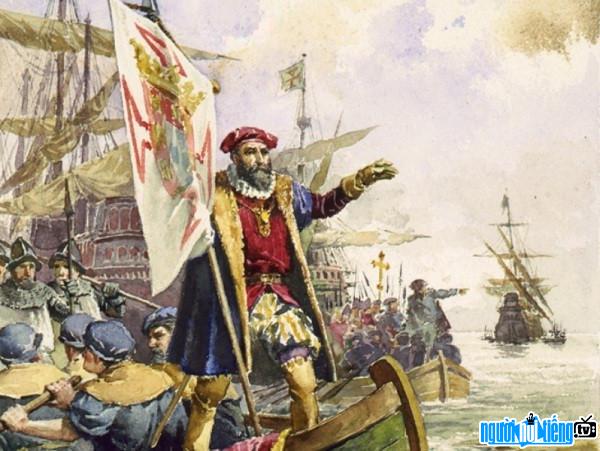  Explorer Vasco da Gama and sailors crossed the sea to India