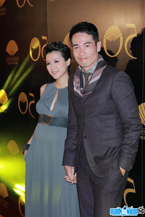  Actor Tran Hao and his wife Tran Nhan My