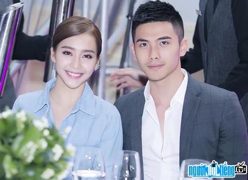  Picture of model Hoang Tien Dung and rumored girlfriend - hot girl Kha Ngan