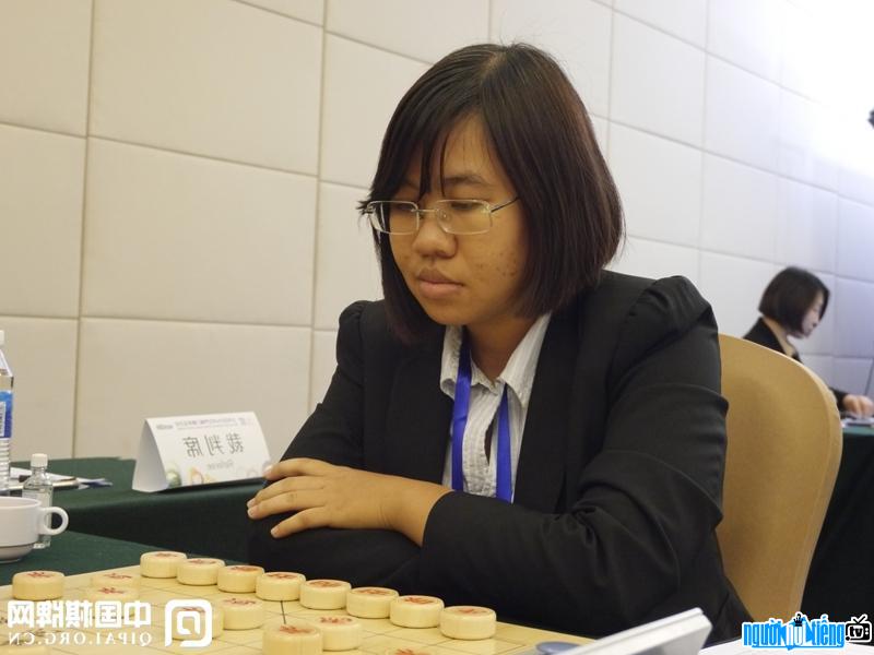 A latest picture of chess player Nguyen Hoang Yen