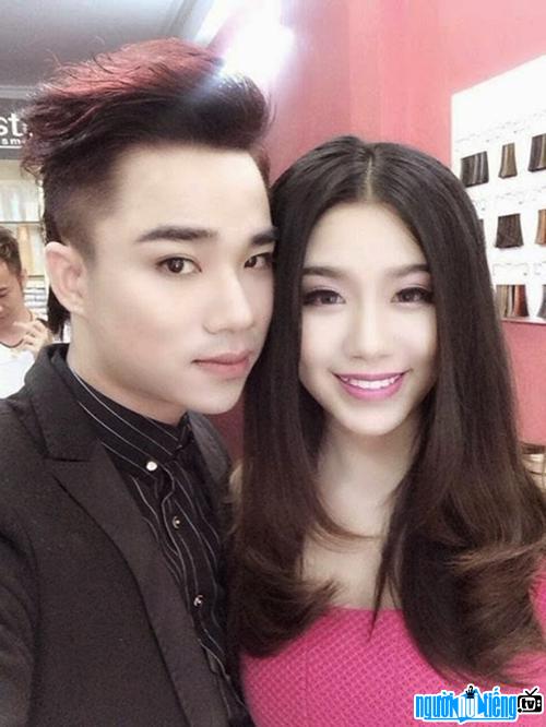  Photo of actor Huu Cong and his girlfriend Linh Miu when they were still in love