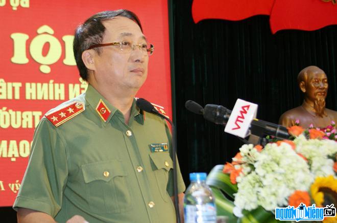 A latest image of Deputy Minister of Public Security Nguyen Van Thanh