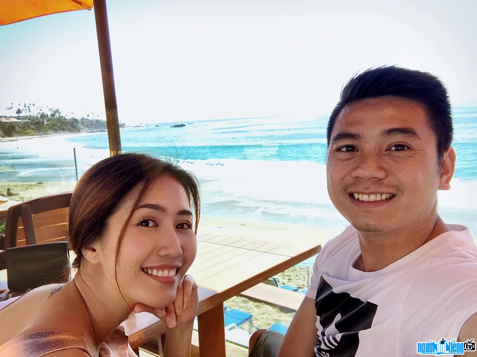Actor Annie Huynh Anh's photo and her boyfriend
