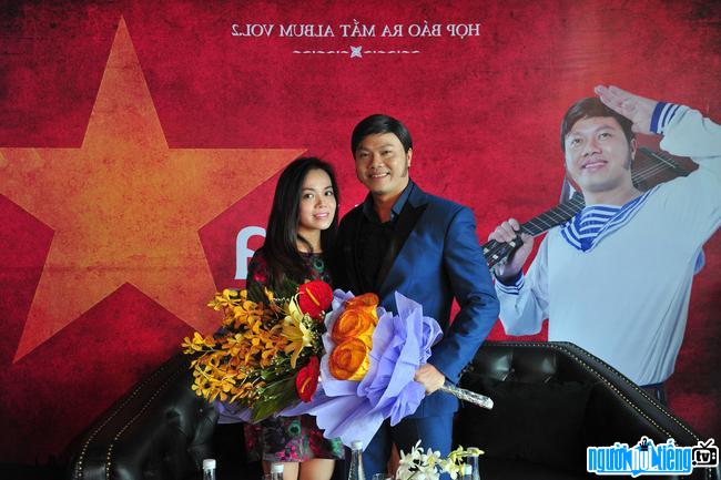  Singer Le Tien Ngoc and singer Lan Anh