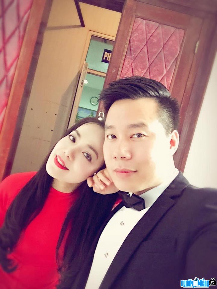  Singer Xuan Hao with female singer Bui Lan Anh