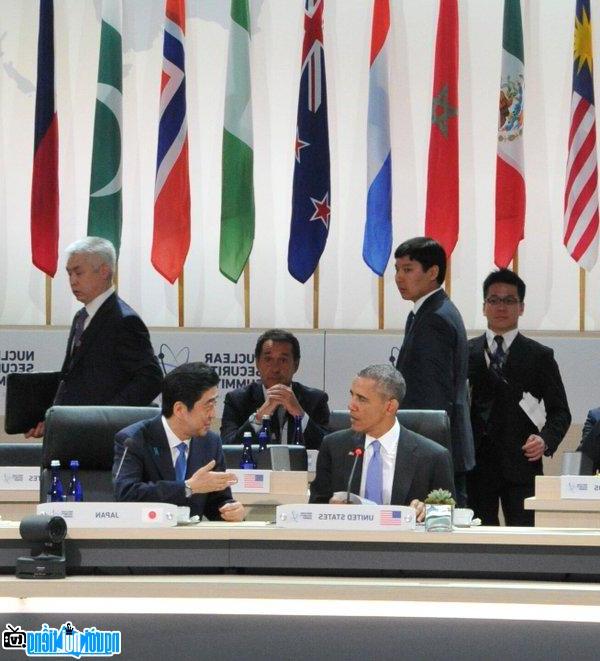 Thủ tướng Nhật Bản Abe Shinzo trong buổi gặp gỡ Tổng thống Obama