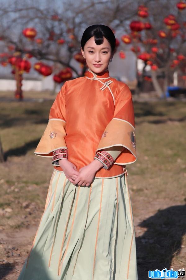 Hình ảnh diễn viên Chu Tấn trong một vai diễn của cô