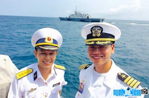 US Navy Captain Le Ba Hung in the sea area of ​​​​Da Nang - Vietnam