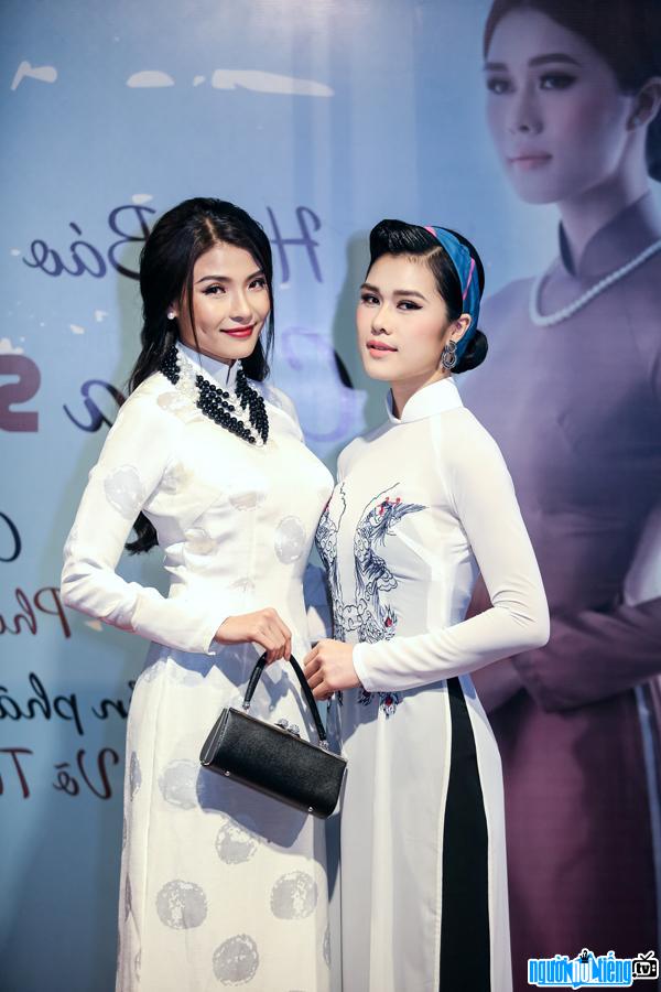  Singer Phuc Anh and actress Thuy Diem at the press conference to launch MV Co Ba Sai Saigon
